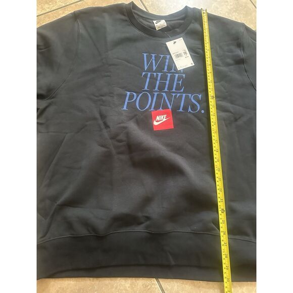 NWT Nike XXL 2XL Basketball Pullover Sweatshirt Graphic Black - Picture 5 of 6